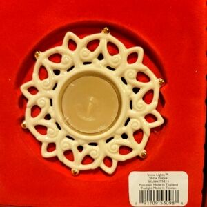 Lenox Votive Candle Holder Snowlights Shine